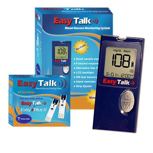 Easy Talk blood glucose monitor
